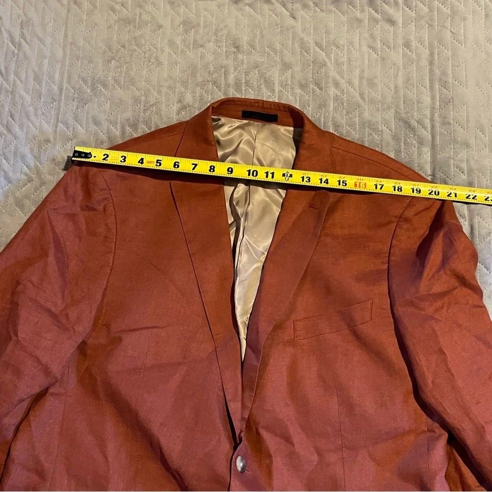 Polo Ralph‎ Lauren Black Label linen jacket mens size 46L pre-owned condition